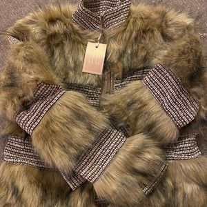 Champagne and Strawberry Fur Jacket